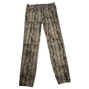 Free People Pants Size 27 Womens Camo Mid Rise Skinny Leg Bottoms